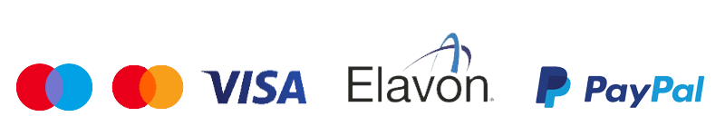 Accepted payment cards: Maestro, Mastercard, Visa, Elavon, PayPal