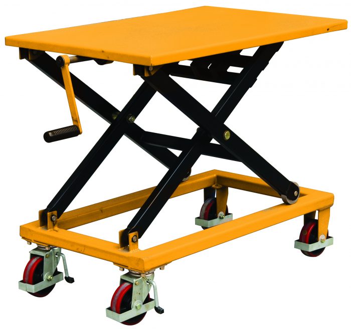 Screw type lift table
