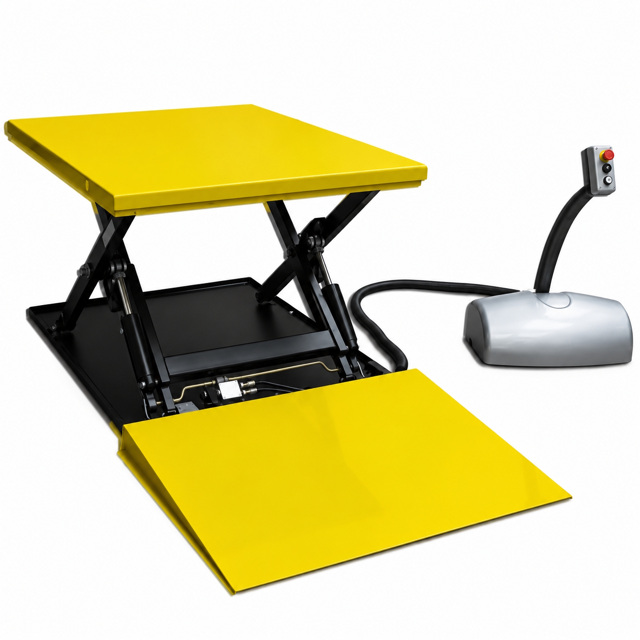 HTF-G-Series-Stactic-Lift-Platform-With-Ramp