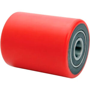 Polyurethane PU Load rollers 80x60mm fitted with 20mm sealed bearings