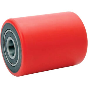 Polyutherane PU Load rollers 74x93mm fitted with 20mm sealed bearings