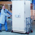 Hydraulic Furniture Mover in use
