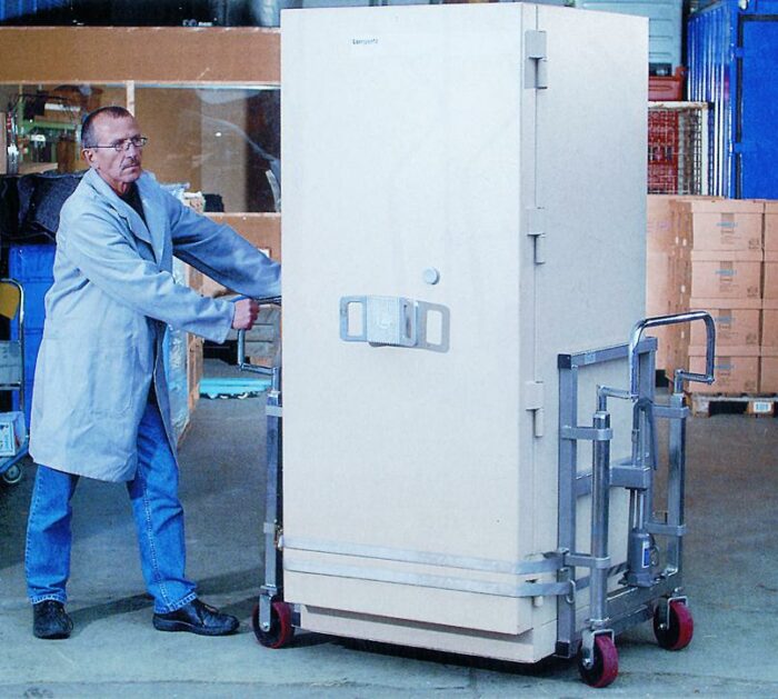 Hydraulic Furniture Mover in use