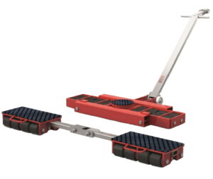Machinery-Moving-Skates-Set-64-Ton-Showing-Handle