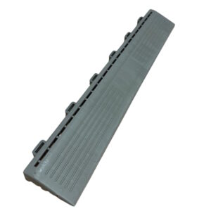 Vented Interlocking Garage Edge Floor Tiles